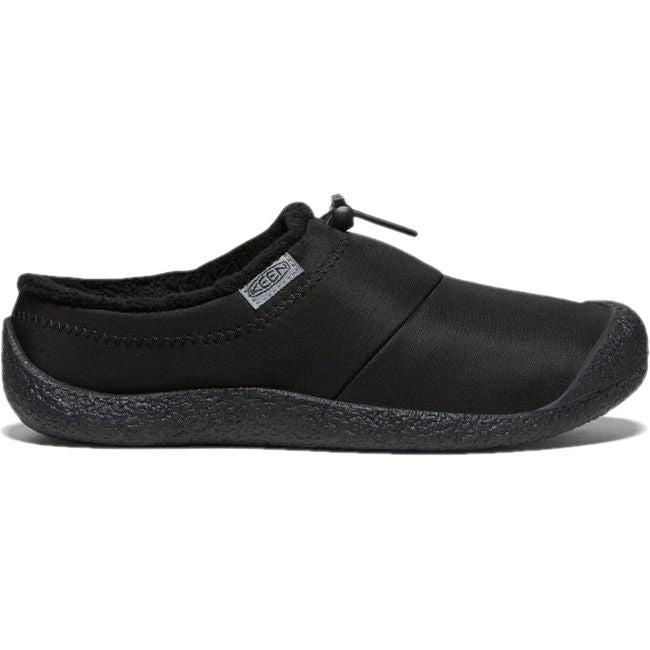Lateral side of black smooth nylon KEEN Women&