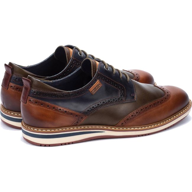 Pikolinos Men's Avila Tie Dress Shoe M1T-4191C1 BRANDY