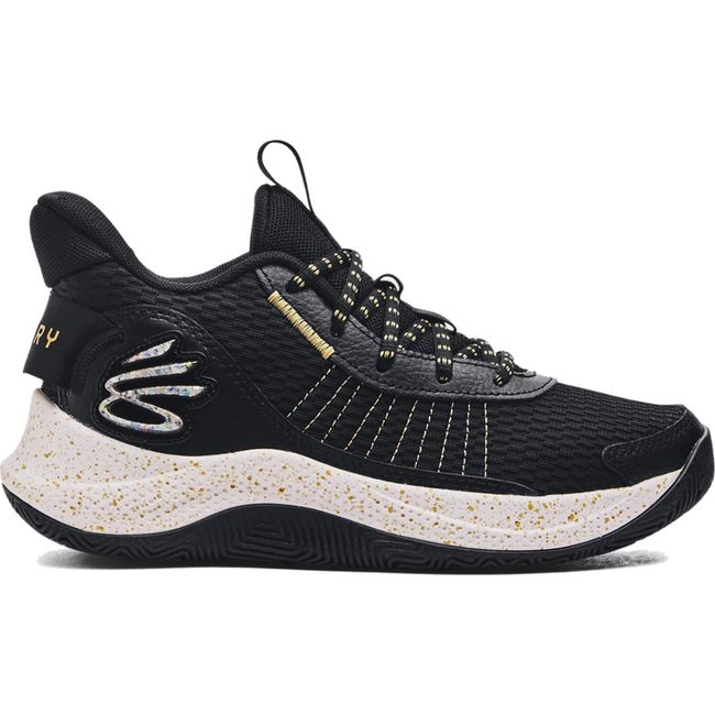 Under Armour Kid's Curry 3Z7 Basketball Shoes Black/Metallic Gold 3026623-001