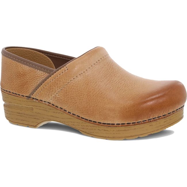 Dansko Women's Professional Clog Honey Distressed Clog 306581464/399581464