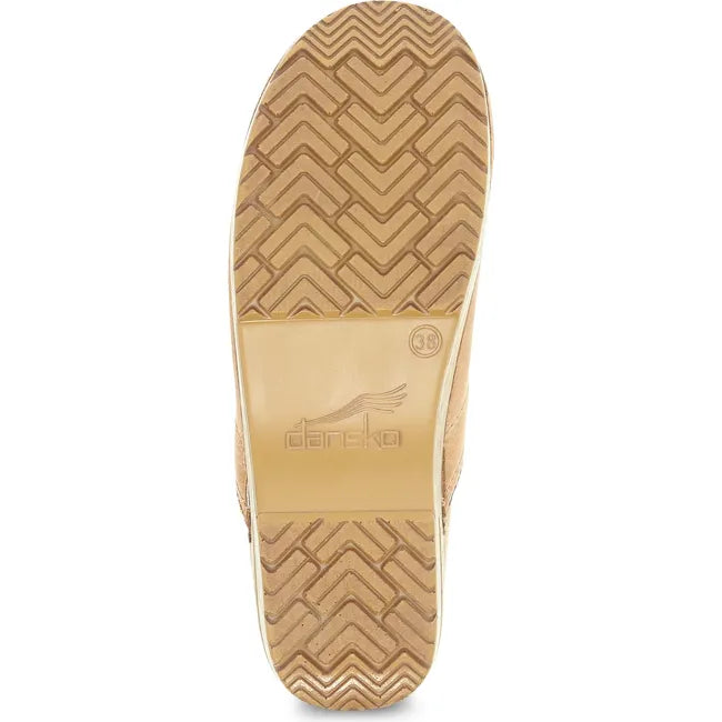 Dansko Women's Professional Clog Honey Distressed Clog 306581464/399581464