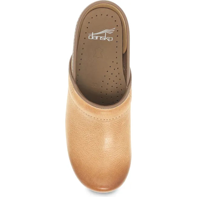Dansko Women's Professional Clog Honey Distressed Clog 306581464/399581464