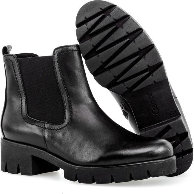 Gabor Women's Heeled Bootie Back Leather 51.710.27