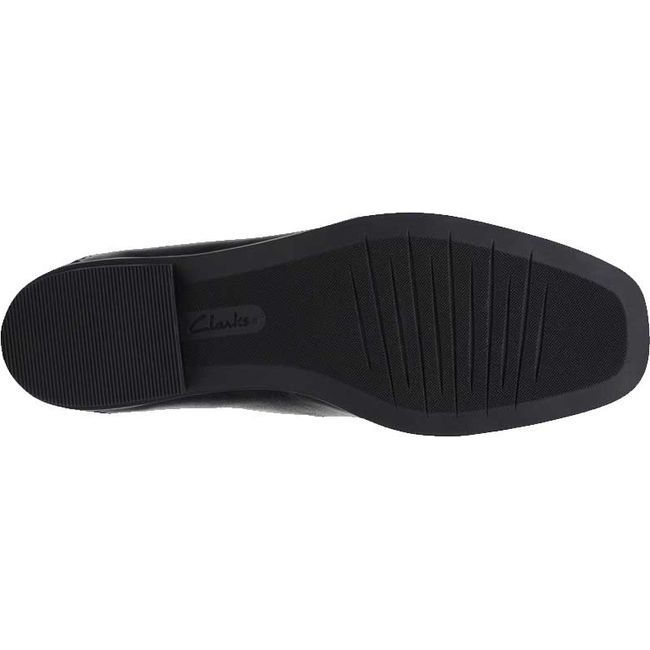 Clarks Women&#39;s Sarafyna Freva Loafer Black Leather 26174827