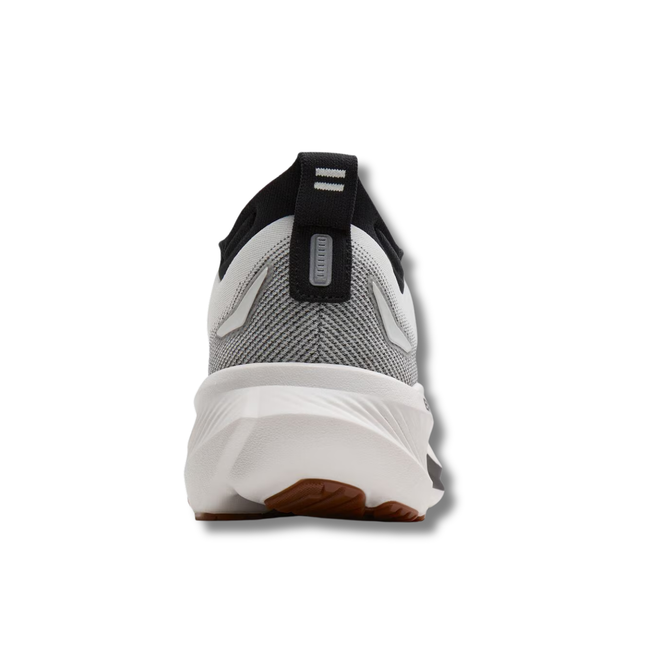 Heel of Brooks Men's Glycerin 23 Running Shoe in White Biscuit