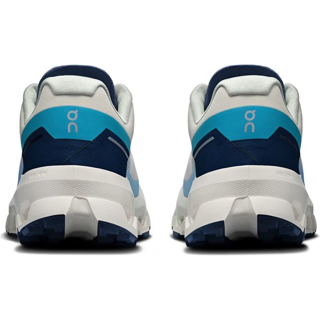 Heels of Women's On Running Cloudvista 2 Trail Running Shoes in Cream Horizon Blue