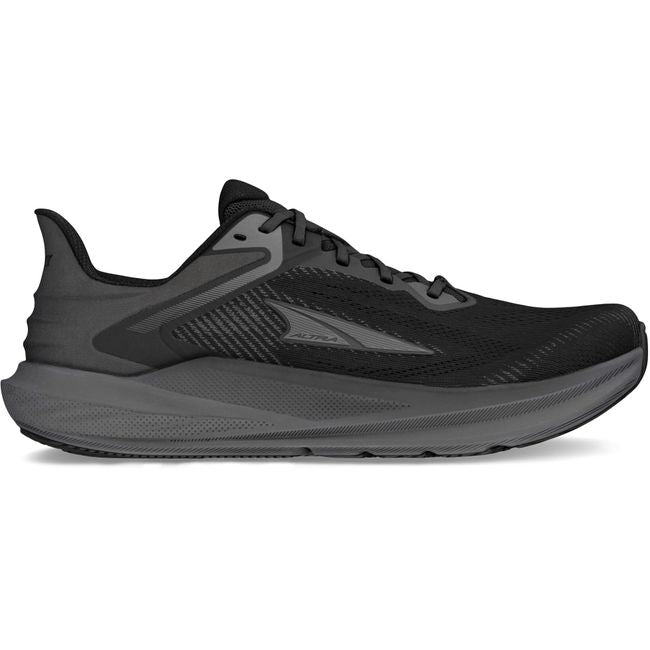 Lateral side of Altra Women's Torin 8 Running Shoe in All Black