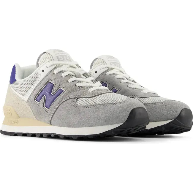 Pair of Unisex New Balance 574 Lifestyle Shoes in Slate Grey