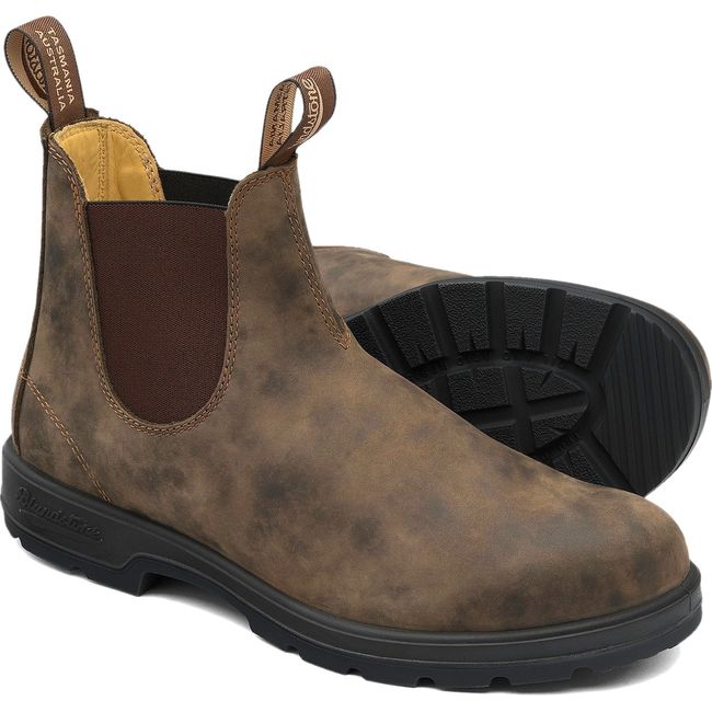 Blundstone Unisex 585 Classic Chelsea Boot RUSTIC BROWN