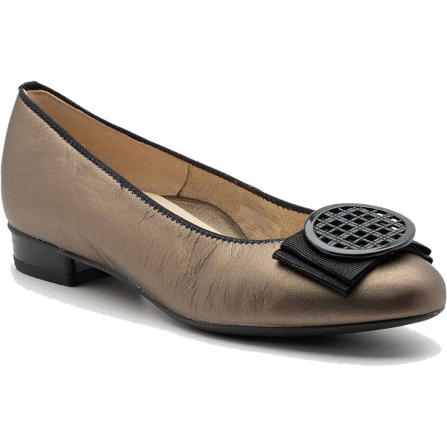 Ara Women's Bambi Ballet Flat Taiga Metallic Leather 12-43720-87