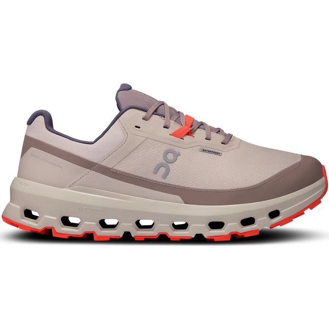 Lateral side of Mens On Running Cloudvista 2 Waterproof Trail Running Shoe in Pearl Ice Beige