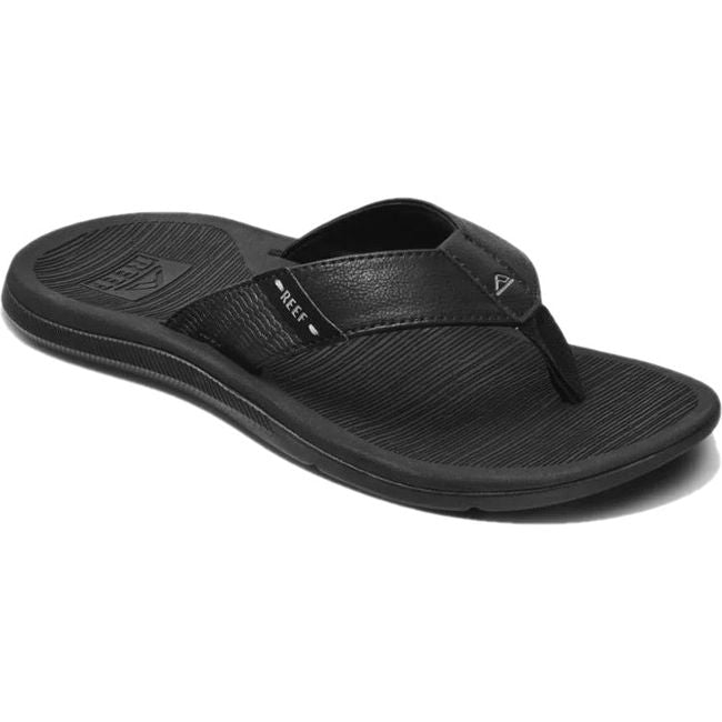 REEF Men's Santa Ana Flip Flop All Black CJ0378