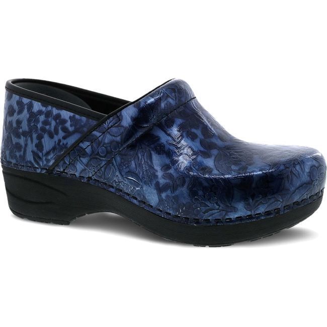 Dansko Women's XP 2.0 Navy Embossed Patent Clog 3950520202