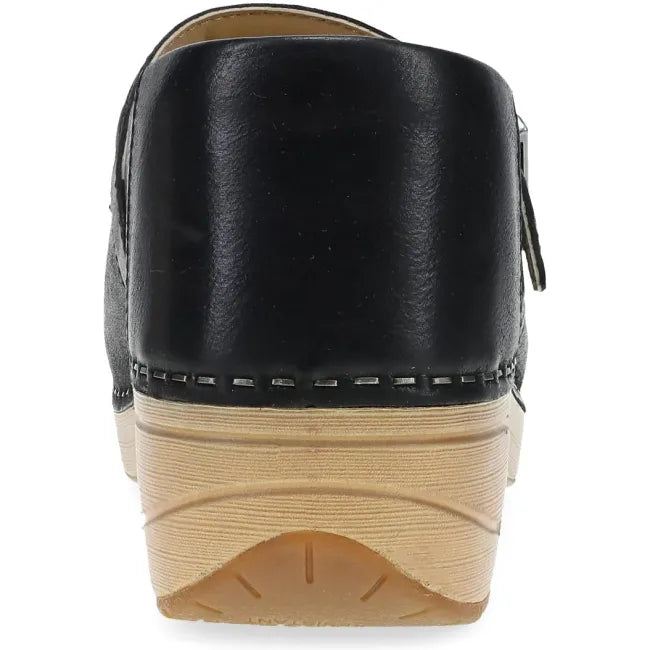 Dansko XP 2.0 Mary Jane clog in black leather, back view