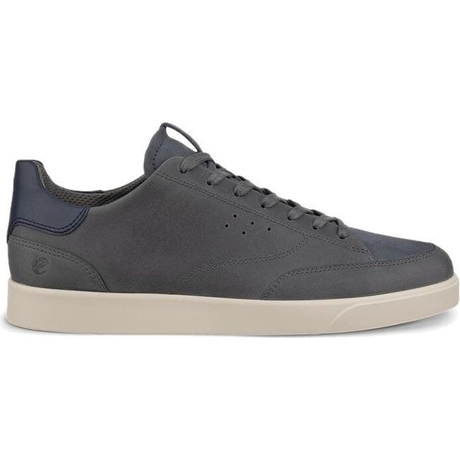 Ecco Men&#39;s Street Lite Luxe Sneaker Moon Rock/Magnet/Steel/Marine 521394-60988