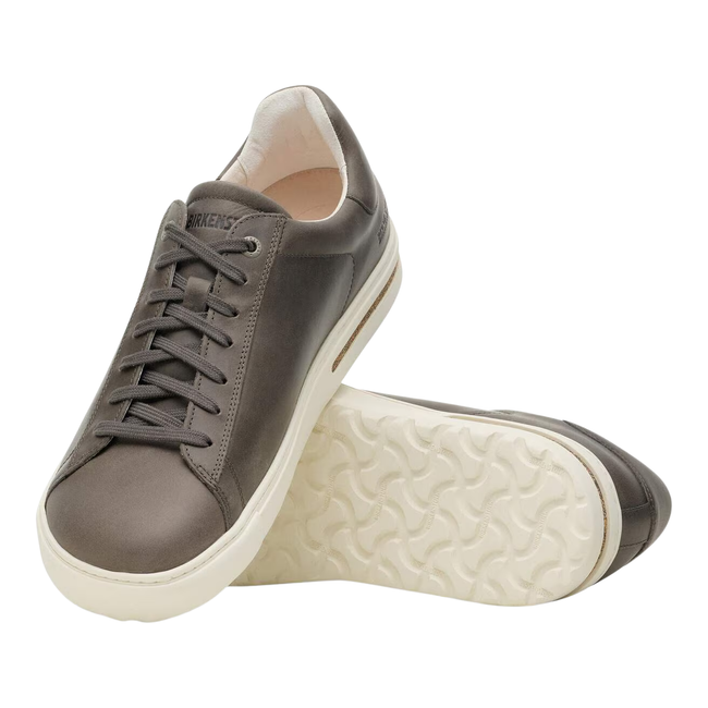 Top and sole of Birkenstock Unisex Bend Low Sneaker in Iron