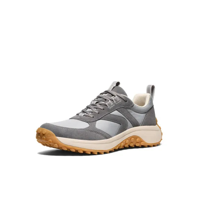 Front angled view of Men’s KEEN KS86 Sneaker in steel grey
