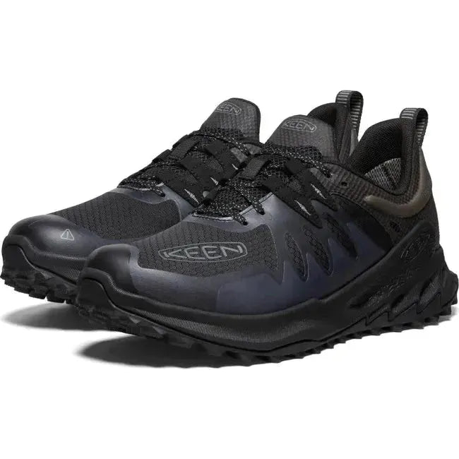 Keen Men&#39;s Zionic Waterproof Black/Black Hiking Shoe 1028051