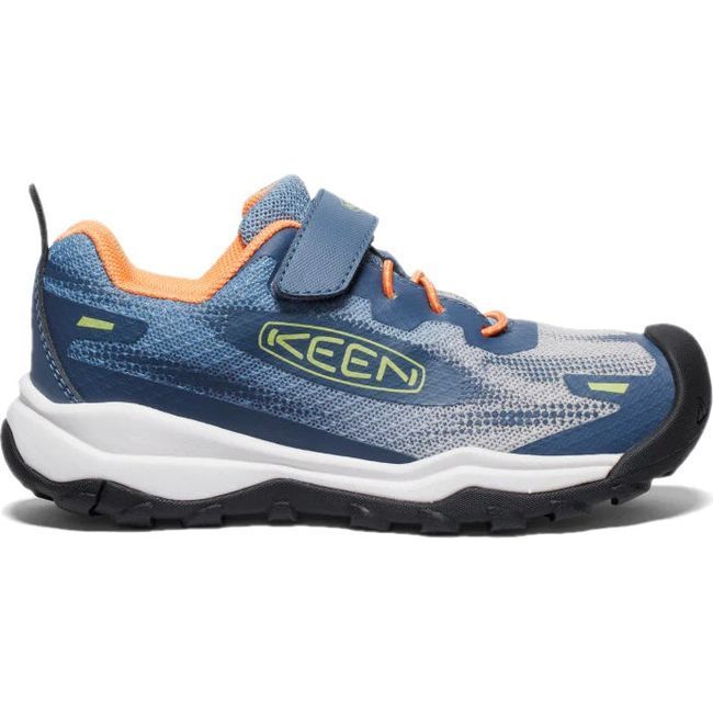 Keen Kids' Wanduro Speed Hiking Shoe Vintage Indigo/Tangerine 1028766