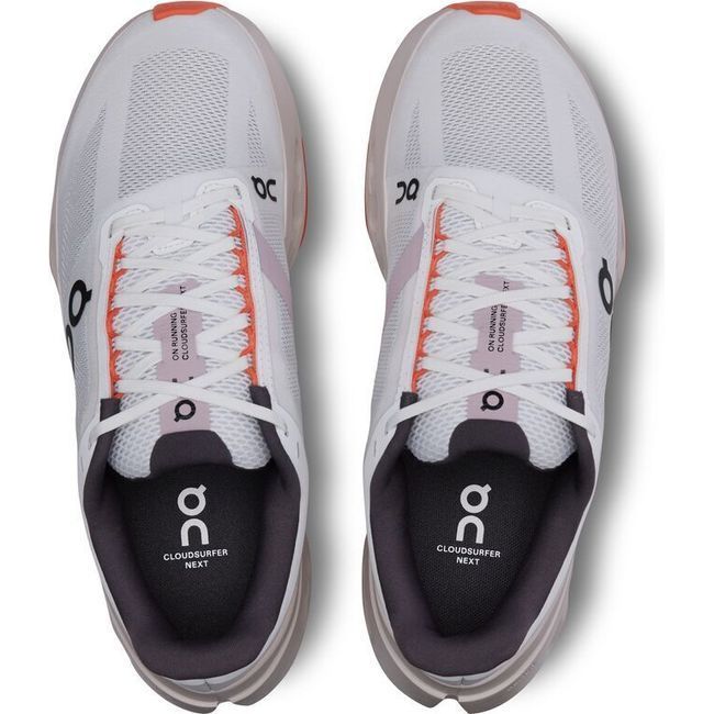 On Running Women's Cloudsurfer Next Running Shoe White/Flame 3WE30050256/3WE30200256