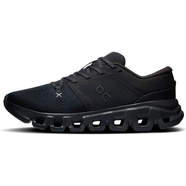 Medial side of On Running Women's Cloud X 5 Training Shoe in Black