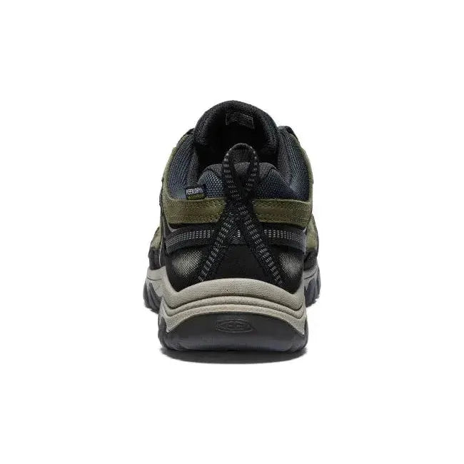 Keen Men's Targhee IV Waterproof Hiking Shoe Dark Olive/Gold Flame 1028996/1029003