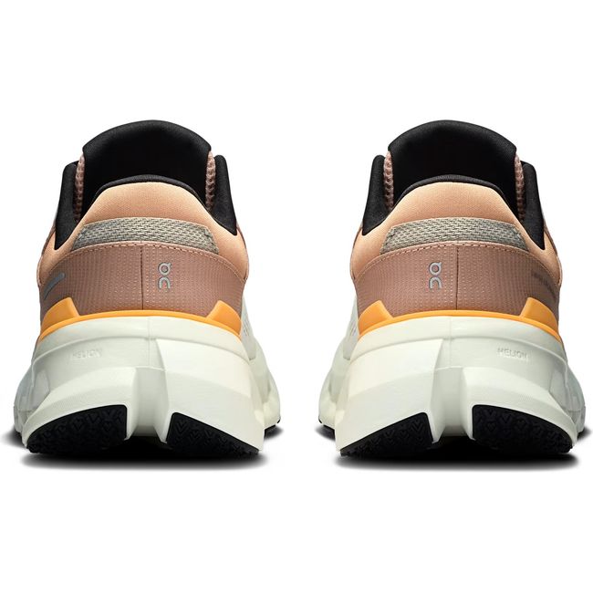 Heels of Women's On Running Cloudrunner 2 Running Shoes in Pearl Tangerine Orange