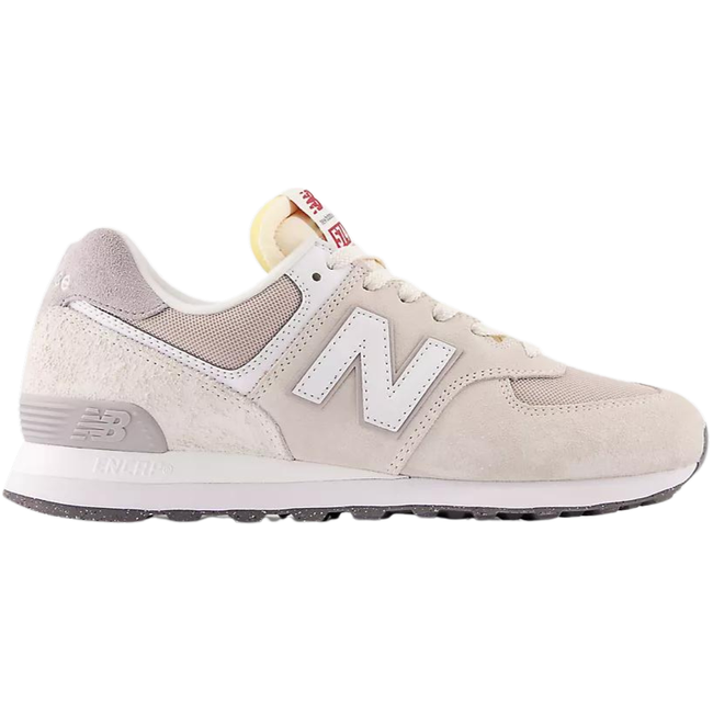 New Balance Unisex 574 Lifestyle Shoe Sea Salt/White U574RCD