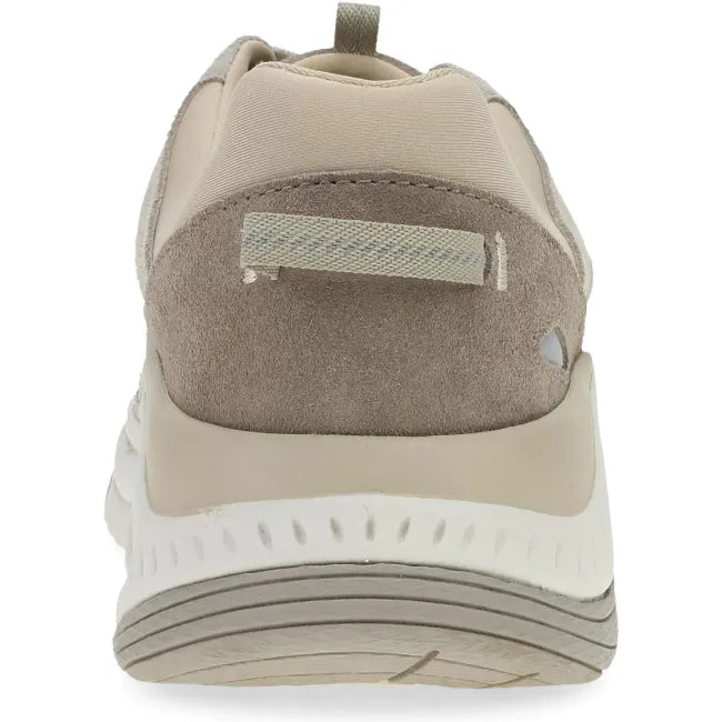 Dansko Poppy sneaker in dune suede, back view