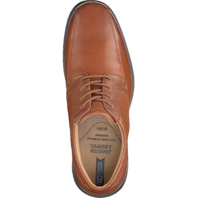 Johnston & Murphy Men's XC4 Stanton 2.0 Runoff Dress Shoe Tan Full Grain 20-5556