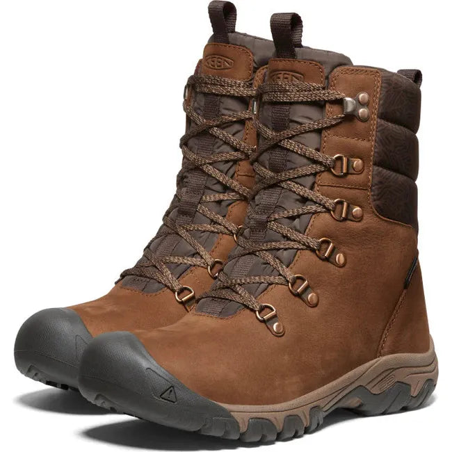 Keen Women's Greta Waterproof Winter Boot Bison/Java 1027717