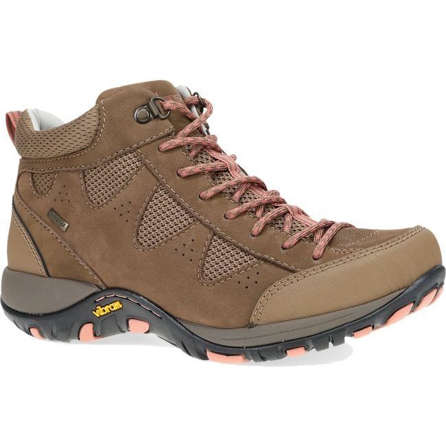 Dansko Women's Perrin Hiking Boot Morel Milled Nubuck 4361200220