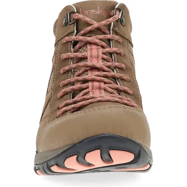 Dansko Women's Perrin Hiking Boot Morel Milled Nubuck 4361200220