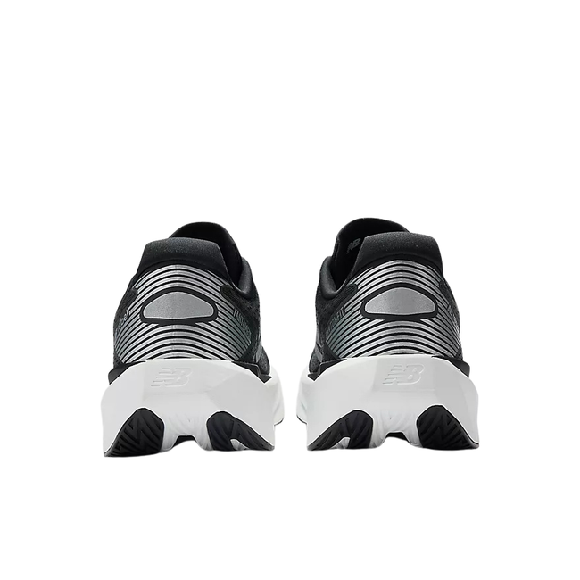 Heels of New Balance Men's FuelCell Rebel V5 Running Shoe in Black