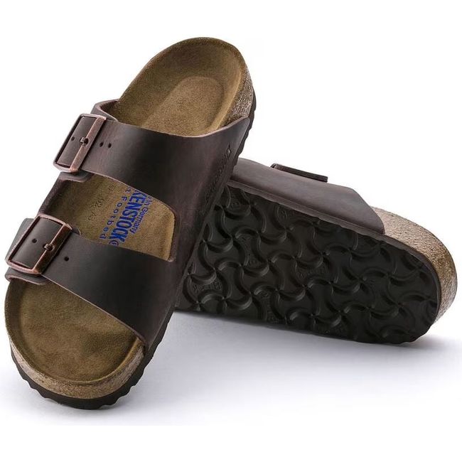 Birkenstock Unisex Arizona Soft Footbed Oiled Leather Sandal