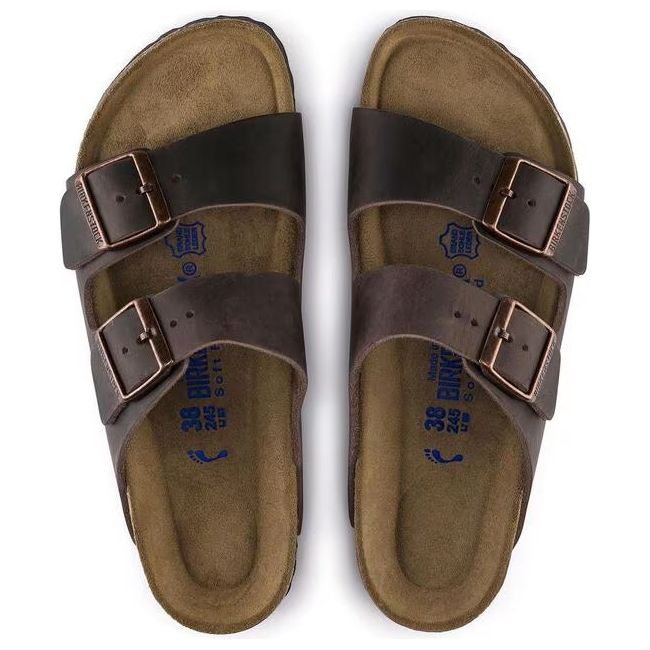 Birkenstock Unisex Arizona Soft Footbed Oiled Leather Sandal