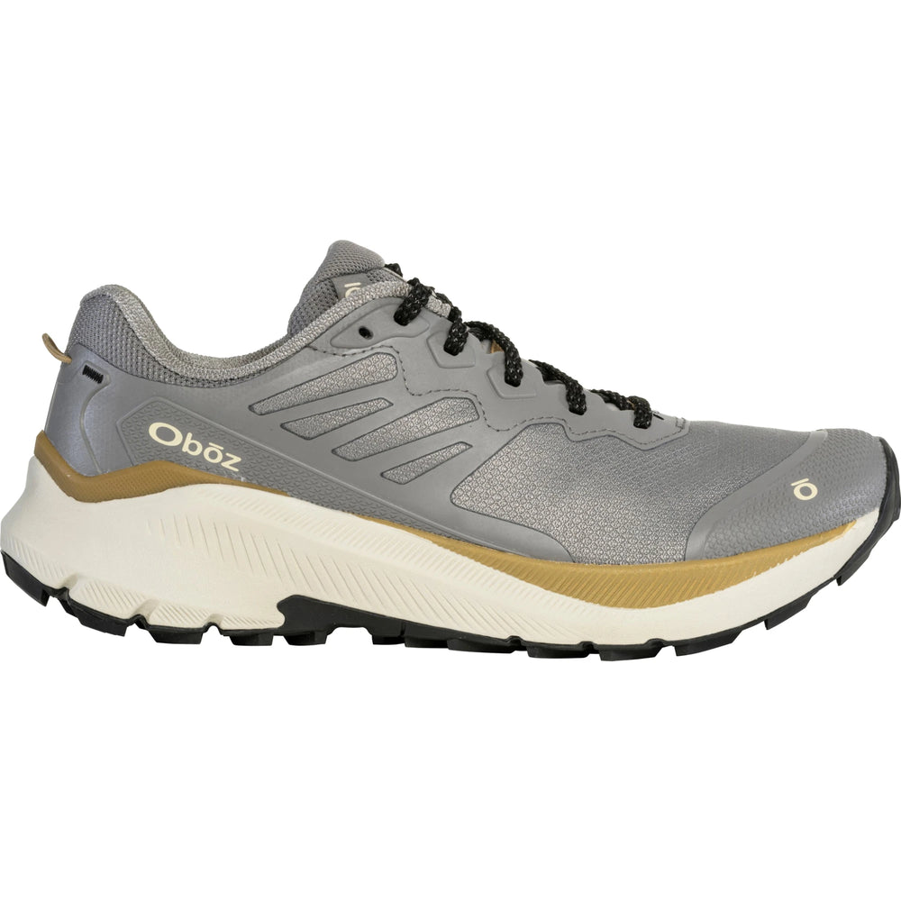 Oboz Men's Katabatic Wind Low Hiking Shoe in Hazy Gray, outside view