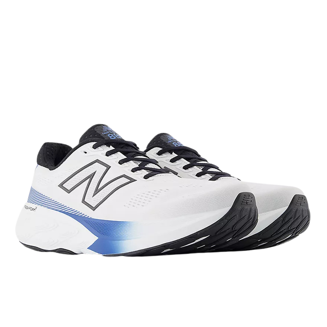 Angled pair of New Balance Men's Fresh Foam X 880 V15 Running Shoes in White