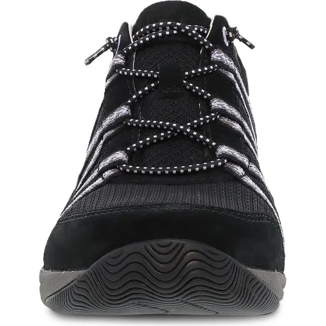 Dansko Women's Harlyn Sneaker Black Suede 4854100285