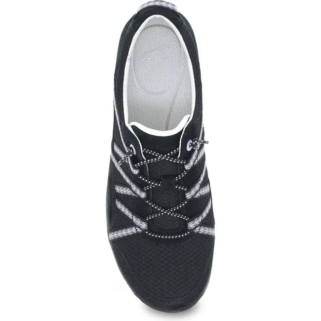 Dansko Women's Harlyn Sneaker Black Suede 4854100285