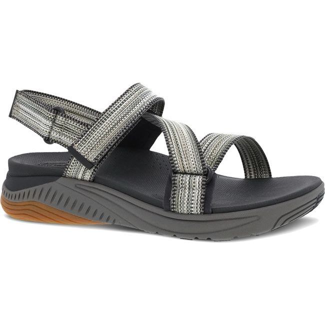 Dansko Women's Rayna Sandal Black Multi Webbing 4917810300