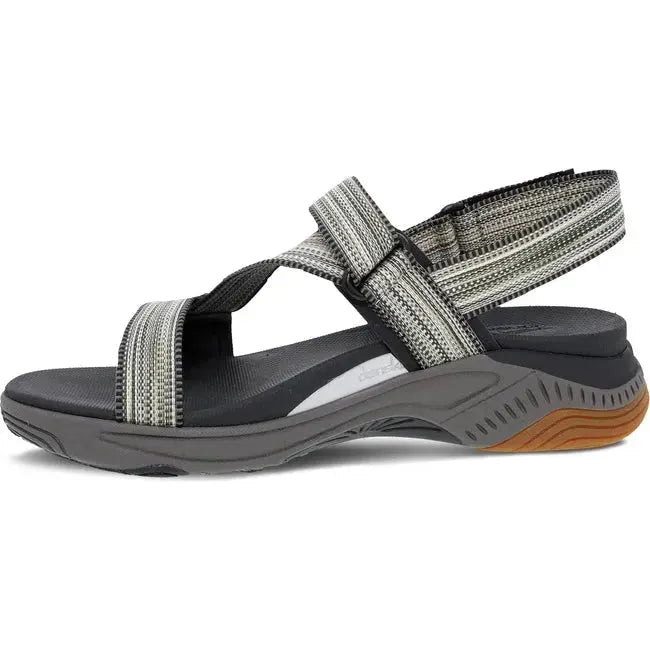 Dansko Women's Rayna Sandal Black Multi Webbing 4917810300