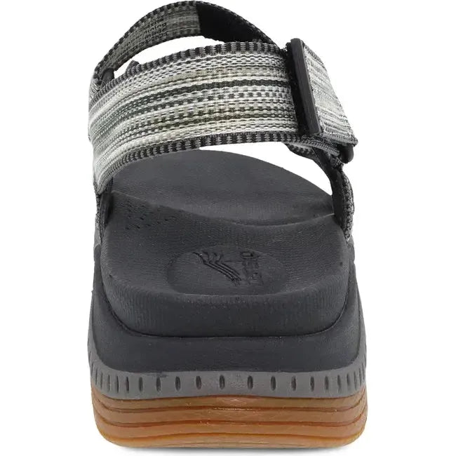 Dansko Women's Rayna Sandal Black Multi Webbing 4917810300