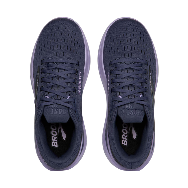 Tops of Brooks Women's Ghost Max 3 Running Shoe in Nightshadow Purple