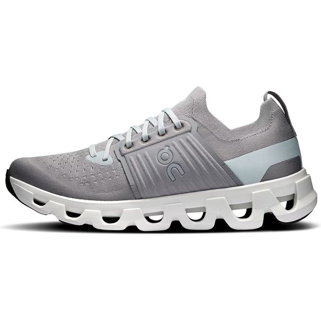 Medial side of Men's On Running Cloudswift 4 Running Shoe in Alloy Glacier grey