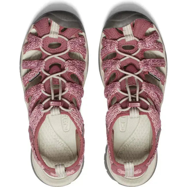 Keen Women&#39;s Whisper Sandal Rose Brown/Peach Parfait 1028816