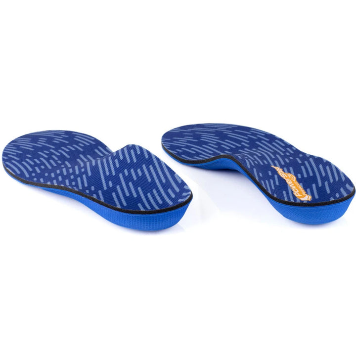 PowerStep Unisex Pinnacle Low Orthotic, heel-to-toe view