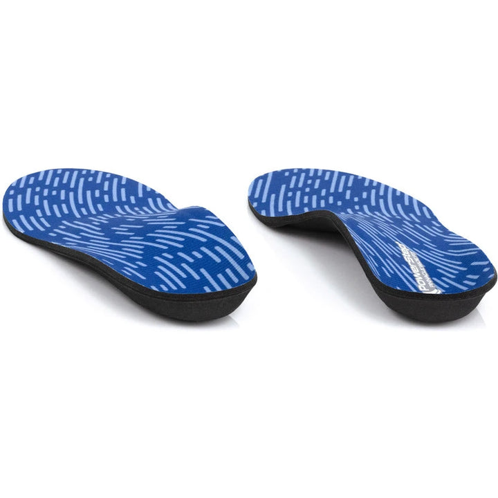 PowerStep Unisex Pinnacle Wide Fit Orthotic, heel-to-toe view