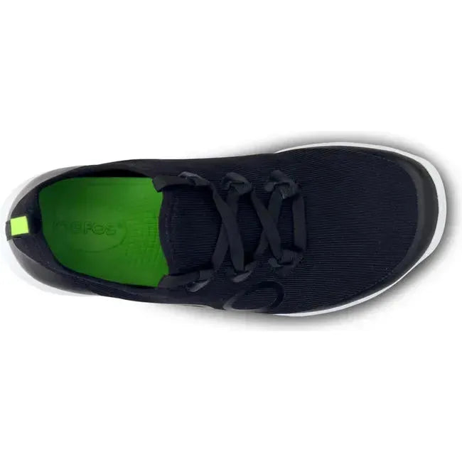 Oofos Women's OOmg Sport LS Shoe Black/White 5076WHTBLK