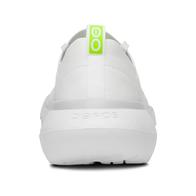Heel of Women's OOfos OOmy Stride Shoe in White